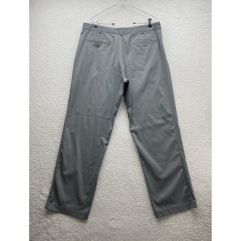 Nike Golf Pants Mens 36x32 Gray Dri-Fit Tech Performance Lightweight Chino Flex - Picture 6 of 15